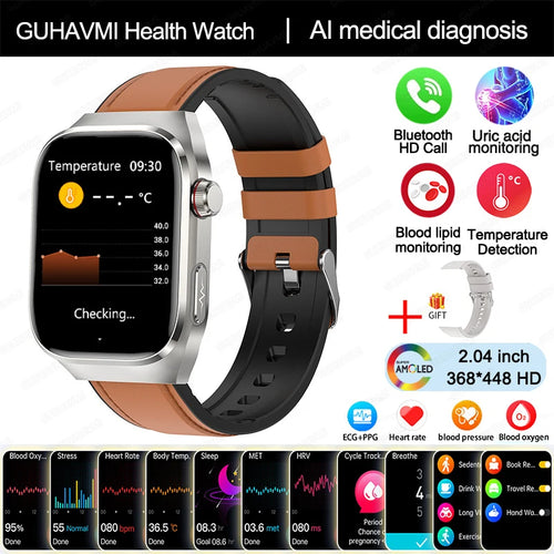 New Smart Watch to monitor Five Organ Health : Blood Pressure, Uric Acid, Body Fat.